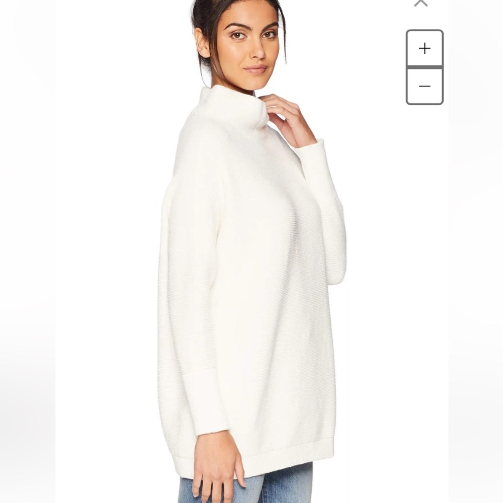 Free People Ottoman Slouchy Tunic Off White Small